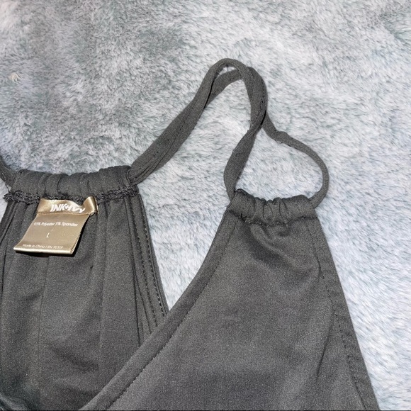 Gray Ink & Ivy Tank Top with String Straps Size Large - Picture 2 of 6